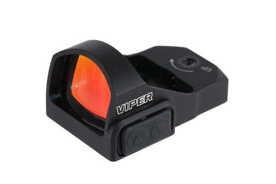 This red dot pistol sight by Vortex Optics has fully multicoated glass lens with an extremely wide field of view